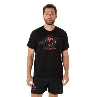 Asics Asics Heren Fujitrail Logo T-Shirt (Zwart)