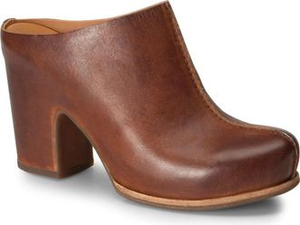 Kork-ease Womens Kork-Ease Sagano K66706 Mule Brown Leather Block Heel HAWK1121