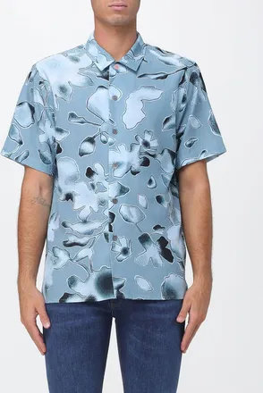 Paul Smith Camicia casual in misto cotone con stampa floreale