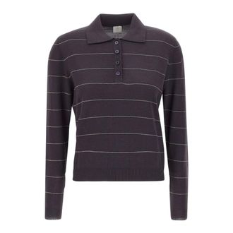Eleventy Dames, Tops, Grijs, Maat: L Wol