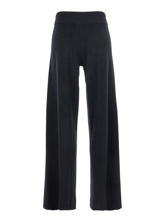 Lisa Yang Womens Trousers Sofi Black Cashmere Knitted