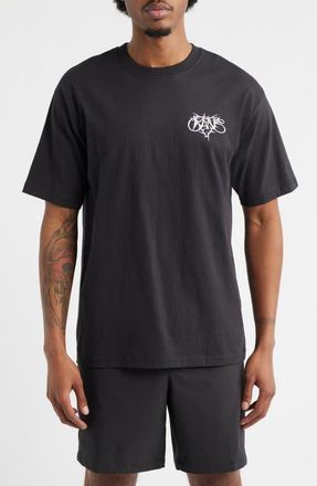 Vans Prickles Logo Cotton Graphic T-Shirt in Black at Nordstrom, Size Medium