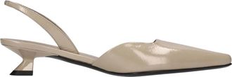 3Juin Manny Slingback Pomp - Dames - Pumps - Beige - 37 EU - Leer - Schoenen