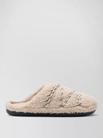 Moon Boot shearling teddy slippers