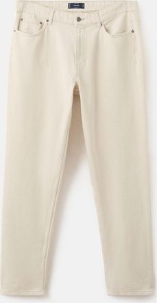 Mango Jeans Lori tapered-fit grigio chiaro/pastello - Uomo - 44 - MANGO MAN