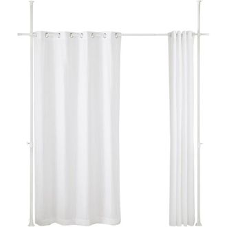 SoBuy Separ&egrave; Modulabile, Tendone Telescopico Oscurante, Divisorio Regolabile (L162-266xH199-262cm) per Soggiorno, Ufficio, Camera e Cucina Bianco Sobuy