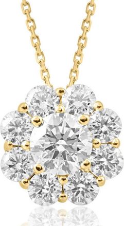 Pompeii3 1 Ct Diamond Pendant 10k Yellow Gold Necklace