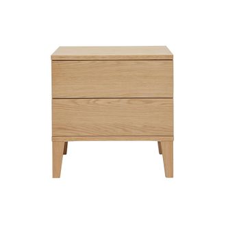 Miliboo Mesilla De Noche N&oacute;rdica De Madera Clara Freddy