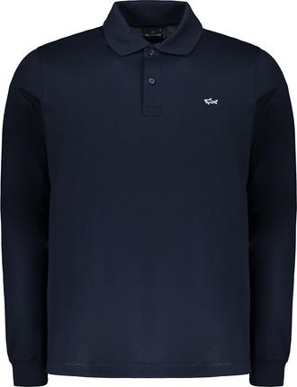 Paul & Shark Long Sleeve Cotton Polo Shirt