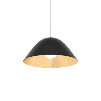 Lumicom Spore L&aacute;mpara De Techo Black Hoja