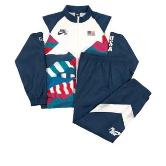 Nike SB x Parra USA Federation Kit Crew Jersey Blue White CT6075-426