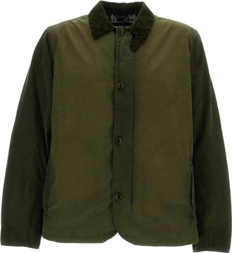 Barbour Waxed Cotton Lined Jacket - Heren - Zomerjassen - Groen - XL - Katoen - Jassen
