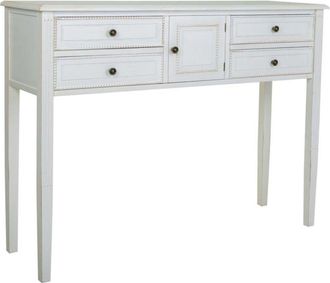 Wanderlust Deco Wanderlust Deco - Recibidor De Madera Lacado Blanco 120x36x92