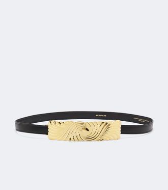 D&eacute;hanche D&eacute;hanche Laurent leather belt