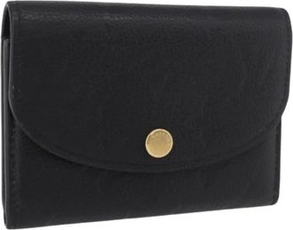 Louis Vuitton Pre-owned Portemonnee (Monogram Empreinte Leer) - Dames - Vintage Accessoires - Zwart - ONE Size - Leer - Vintage