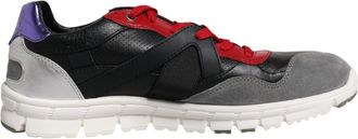 Dolce & Gabbana Multicolor Leather Suede Low Top Sneakers Mens Shoes