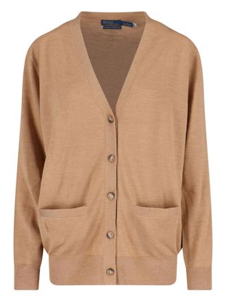Polo Ralph Lauren V-neck cardigan - women - Wool - S - Neutrals