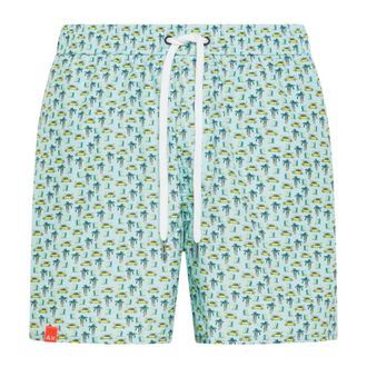 Sun 68 Badmode, Heren, Groen, M, Polyester, Boxer Zwemshorts