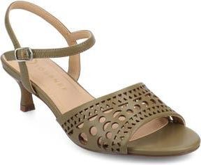 Journee Collection Jessly Ankle Strap Sandal in Olive at Nordstrom Rack, Size 7.5