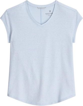 Royal Robbins Vacationer V-Neck S/S T-Shirt f&uuml;r Damen | grau