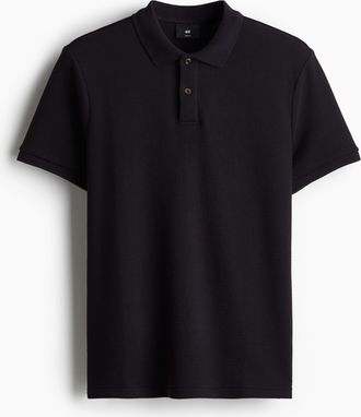 H&M Poloshirt in Slim Fit - Blue