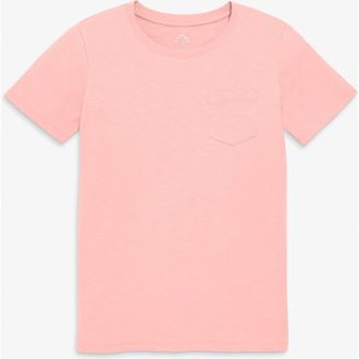 primary Adult Slub Pocket Tee in Flamingo at Nordstrom, Size Xx-Large