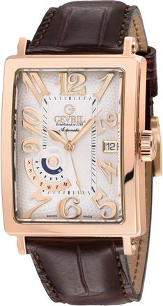 Gevril Group Avenue Of Americas Automatic White Dial Mens Watch 15222