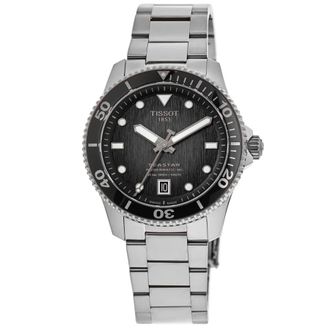 Tissot Seastar 1000 Powermatic 80 Grey Dial Stainless Steel Mens Watch T120.807.11.051.00