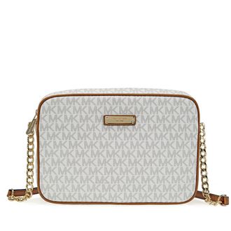 Michael Kors Jet Set Large Crossbody - Vanilla