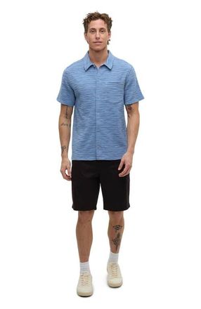 tentree Copeland Shirt in Lakeside/timber Flash Stripe at Nordstrom, Size Xx-Large