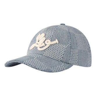 Louis Vuitton Damier Denim 3D Cap Denim Blue M7534M