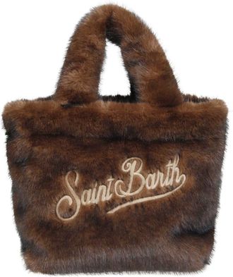 MC2 Saint Barth Vanity Mini Soft Fur - - Bags - Donna - Marrone - ONE SIZE