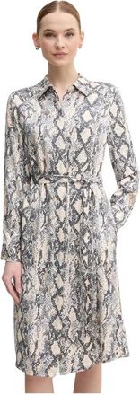 Oui Alyssa Jurk - Dames - Shirt Kleedjes - Veelkleurig - XS - Kleedjes