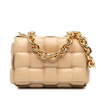 Bottega Veneta Pre-owned Bottega Veneta Nappa Intrecciato Padded Chain Cassette Satchel Ladies P6PURFMXE1ISB0JH