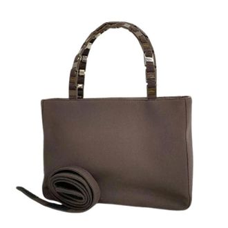Ferragamo Pre-owned Handbag - Dames - Pre-owned - Bruin - Maat: ONE Size Nylon