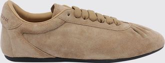 Dolce & Gabbana Sneakers low top in pelle scamosciata con logo impresso
