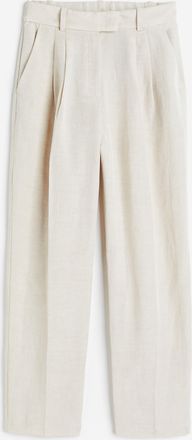 H&M Hose aus Leinenmischung - Beige