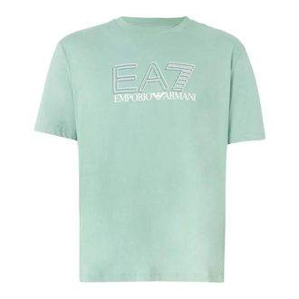 Emporio Armani T-Shirts, male, Green, Size: 2XL Short Sleeve T-Shirts