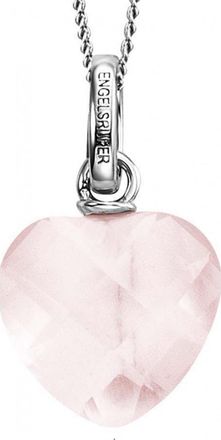 Engelsrufer Womens ERN-HEART-RQ Ladies Powerful Stone Necklace Silver Sterling - One Size