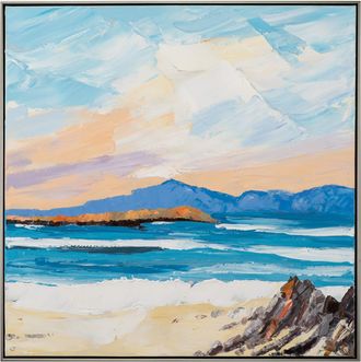 Schubiger M&ouml;bel Bild mit Rahmen Meeresrauschen