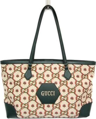 Gucci Pre-owned Tote Bags, female, Multicolor, Size: ONE SIZE Pre-owned Vintage Tote Bag