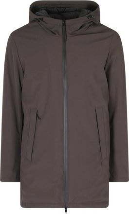 People of Shibuya Fuji Pm 767 Parka - Heren - Parka Jassen - Bruin - M - Polyester - Jassen