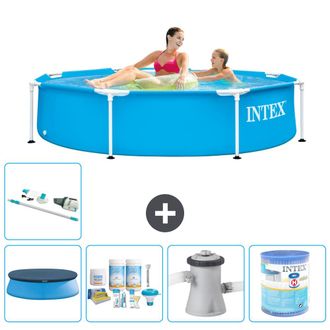 Intex Piscina Con Estructura Redonda - 244x51 Cm - 7-piezas S31419