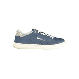 Gas Blauw Polyurethaan Heren Sneakers