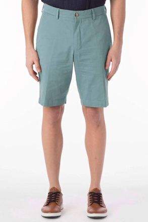 Ballin Broken Twill Stretch Cotton Shorts In Zen Blue
