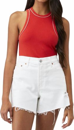 Pistola Denim Blake Tank Top In Cherry