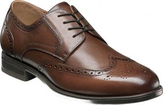 Florsheim Mens Midtown Wing Tip Oxfords In Cognac