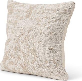 Mercana Khloe Square Pillow Cover in Cream at Nordstrom, Size Small