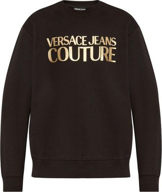 Versace Jeans Couture Felpa con stampa - Nero