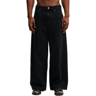 Cotton On Mens Y2k Super Baggy Jean in Dire Black at Nordstrom, Size 26 X 32